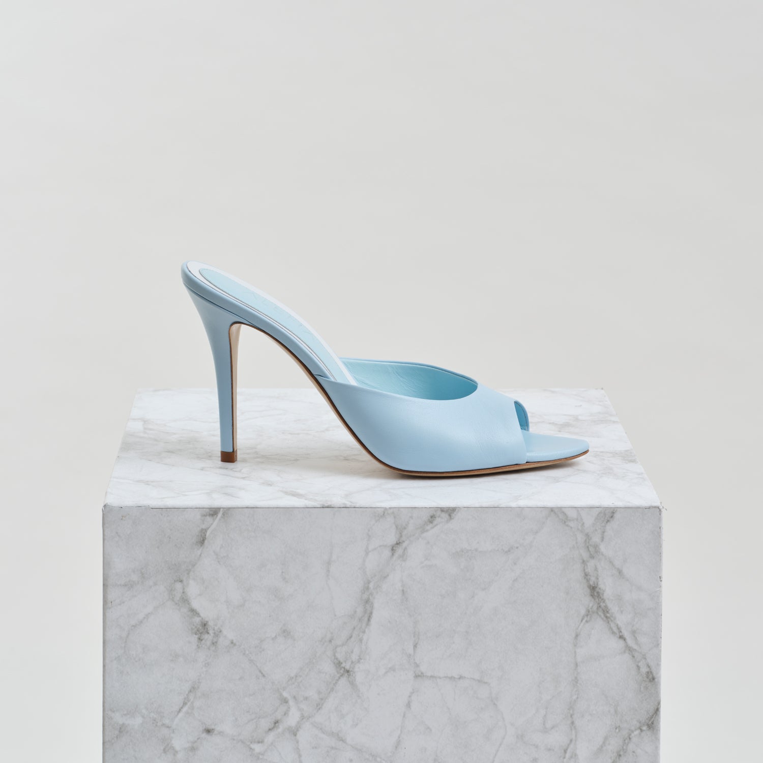 high heel blue mule
blue heels 
blue shoes
woman's blue shoes 
woman's blue heels 
baby blue shoes 
blue mules