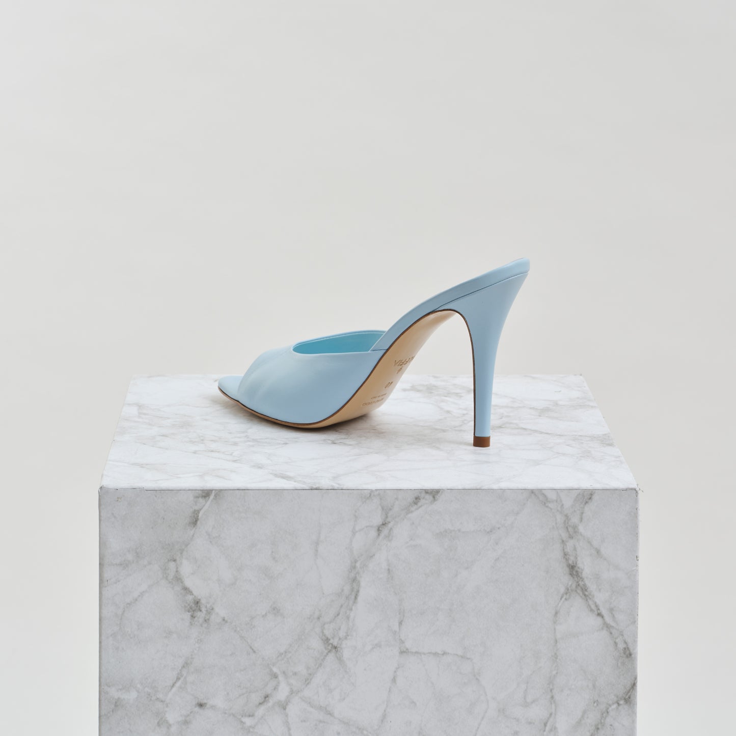 high heel blue mule
blue heels
blue shoes
woman's blue shoes
woman's blue heels
baby blue shoes
blue mules
