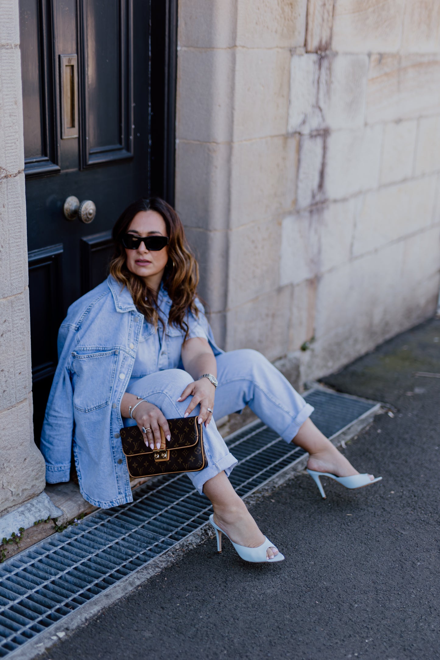 Stephanie Mule Azzuro Baby Blue